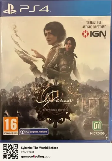 Syberia: The World Before PlayStation 4, PAL box front