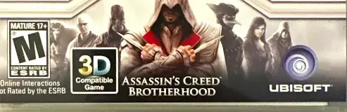 Assassin's Creed: Ezio Saga, the ESRB box on its front