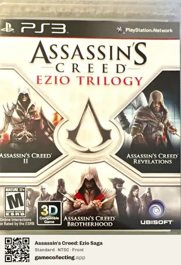 Assassin's Creed: Ezio Saga PlayStation 3, NTSC box front