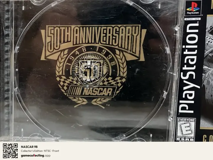 NASCAR 98 PlayStation, NTSC box front