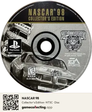 NASCAR 98 PlayStation, NTSC disc