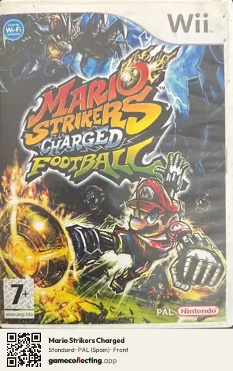 Mario Strikers Charged Nintendo Wii, Spain box front