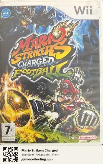Mario Strikers Charged Nintendo Wii, Spain box front