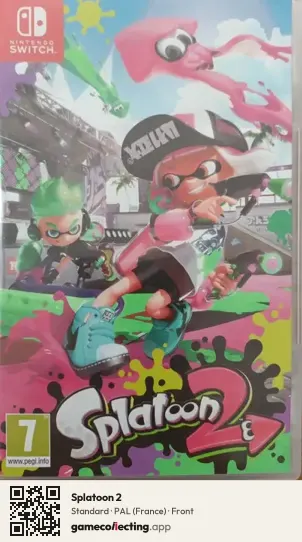 Splatoon 2 Nintendo Switch, France box front