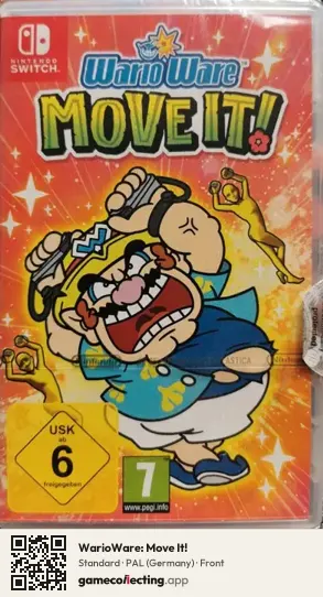 WarioWare: Move It! Nintendo Switch, Germany box front