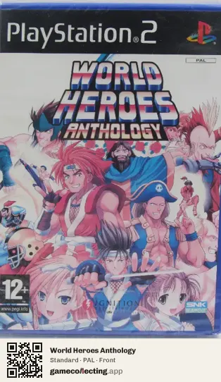 World Heroes Anthology PlayStation 2, PAL box front