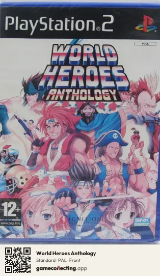 World Heroes Anthology PlayStation 2, PAL box front