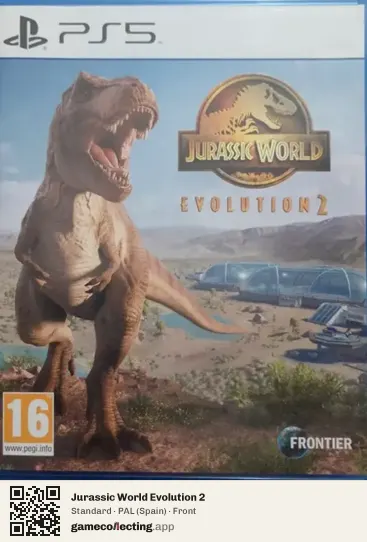 Jurassic World Evolution 2 PlayStation 5, Spain box front