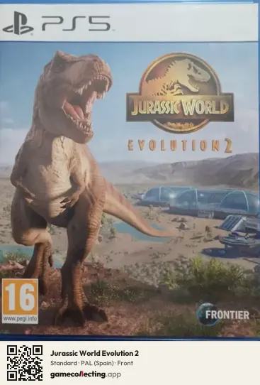 Jurassic World Evolution 2 PlayStation 5, Spain box front