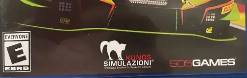 Assetto Corsa Competizione, the ESRB box on its front