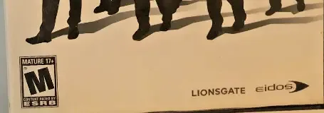 Reservoir Dogs, the ESRB box on its front