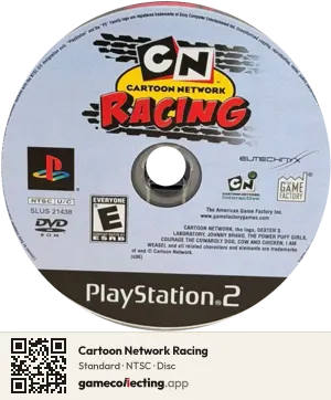 Cartoon Network Racing PlayStation 2, NTSC disc