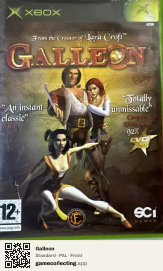 Galleon Xbox, PAL box front