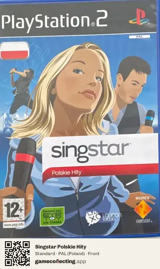 Singstar Polskie Hity PlayStation 2, Poland box front