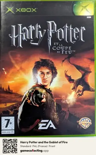 Harry Potter and the Goblet of Fire Xbox, France box front