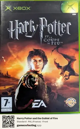 Harry Potter and the Goblet of Fire Xbox, France box front
