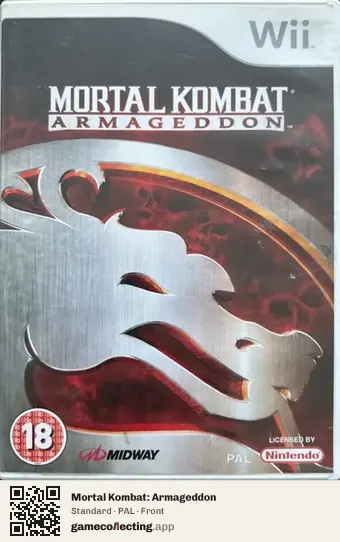 Mortal Kombat: Armageddon Nintendo Wii, PAL box front
