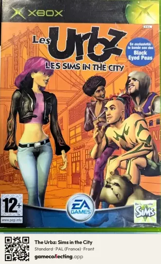 The Urbz: Sims in the City Xbox, France box front