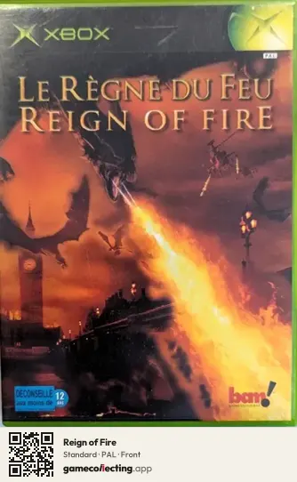 Reign of Fire Xbox, PAL box front