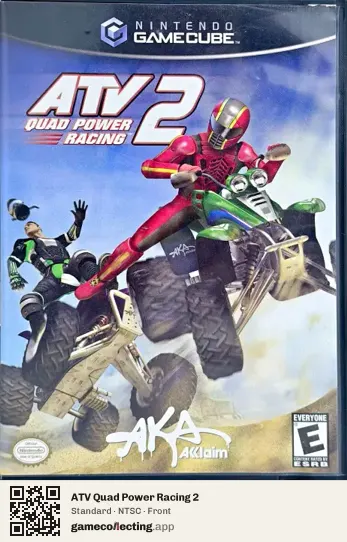ATV Quad Power Racing 2 Nintendo GameCube, NTSC box front