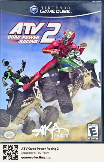 ATV Quad Power Racing 2 Nintendo GameCube, NTSC box front