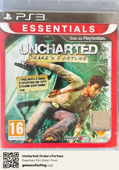 Uncharted: Drake's Fortune PlayStation 3, Italy box front