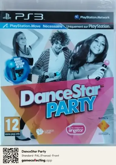 DanceStar Party PlayStation 3, France box front