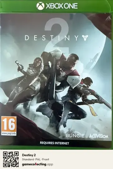 Destiny 2 Xbox One, PAL box front