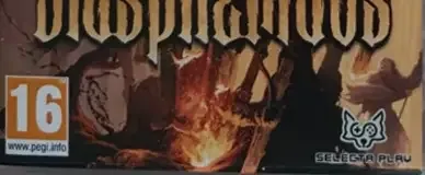 Blasphemous, the PEGI square on its front