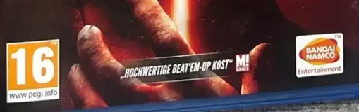 Tekken 7, the USK square on its front