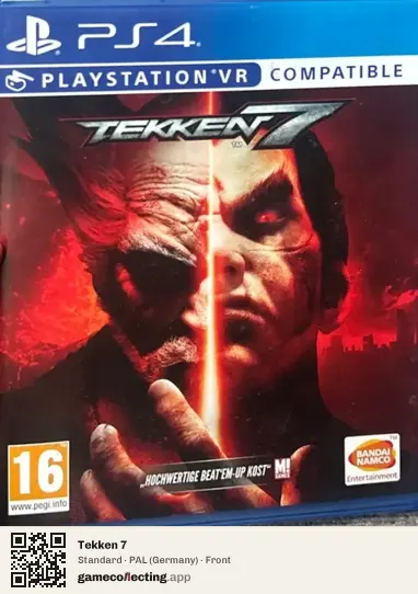 Tekken 7 PlayStation 4, Germany box front