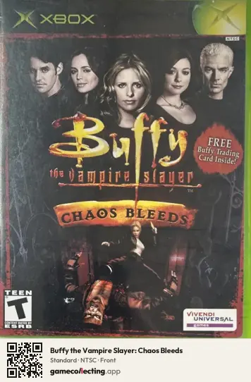Buffy the Vampire Slayer: Chaos Bleeds Xbox, NTSC box front