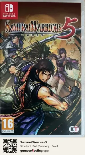 Samurai Warriors 5 Nintendo Switch, Germany box front