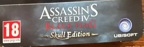 Assassin's Creed IV: Black Flag, the PEGI square on its front