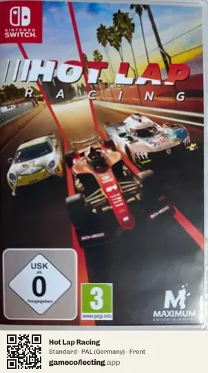 Hot Lap Racing Nintendo Switch, Germany box front