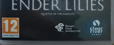 Ender Lilies: Quietus of the Knights, the USK square on its front