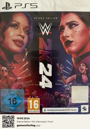 WWE 2K24 PlayStation 5, Germany box front