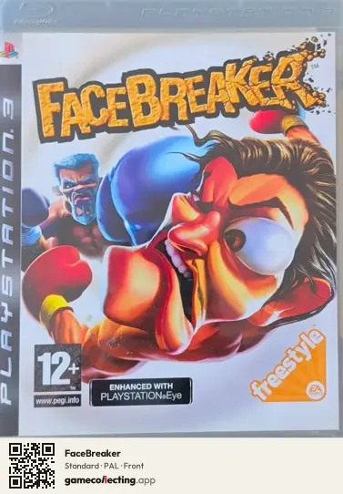 FaceBreaker PlayStation 3, PAL box front