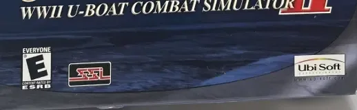 Silent Hunter II, the ESRB box on its front