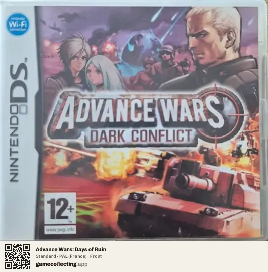 Advance Wars: Days of Ruin Nintendo DS, France box front