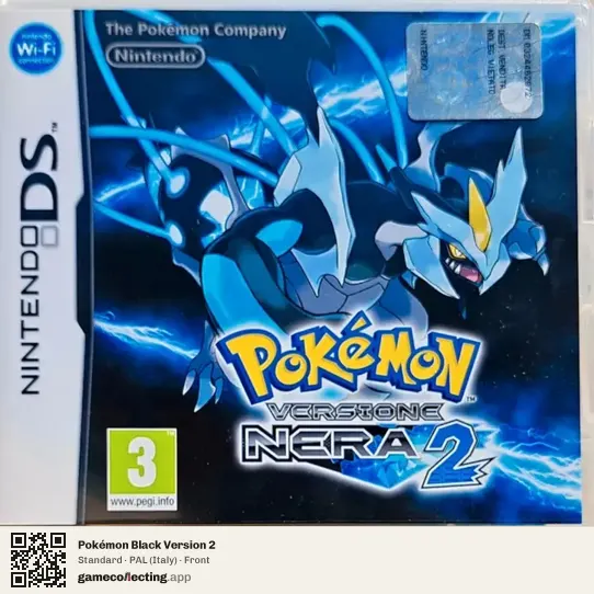 Pokémon Black Version 2 Nintendo DS, Italy box front