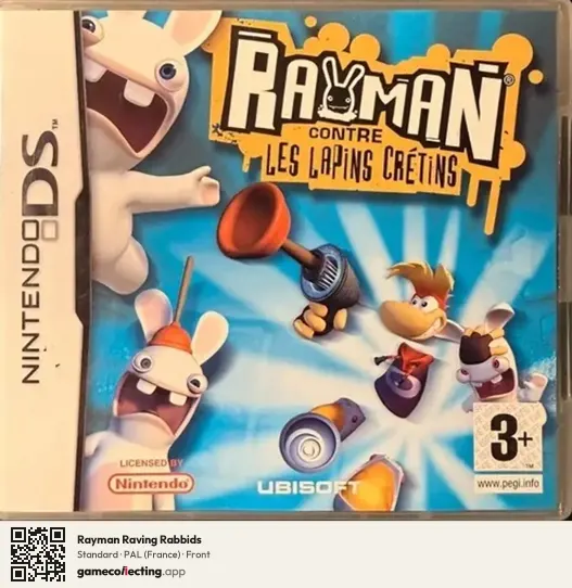 Rayman Raving Rabbids Nintendo DS, France box front