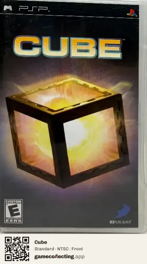 Cube PlayStation Portable, NTSC box front