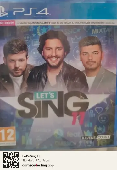 Let's Sing 11 PlayStation 4, PAL box front