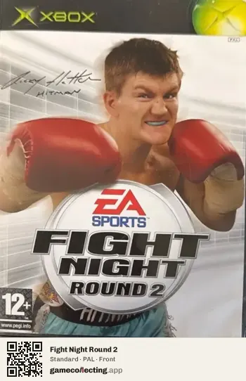 Fight Night Round 2 Xbox, PAL box front