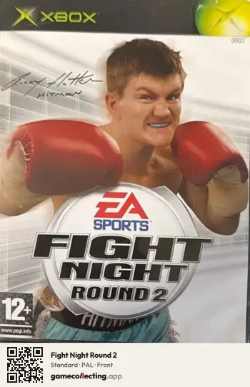 Fight Night Round 2 Xbox, PAL box front
