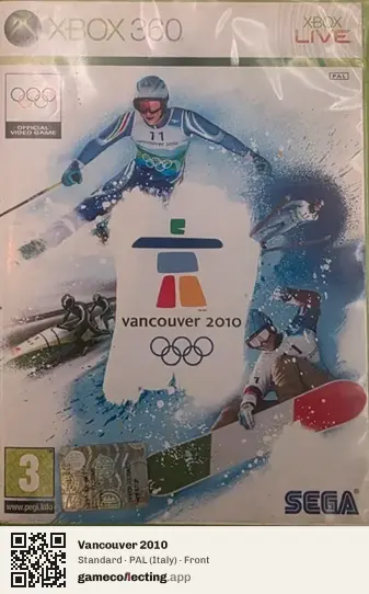 Vancouver 2010 Xbox 360, Italy box front