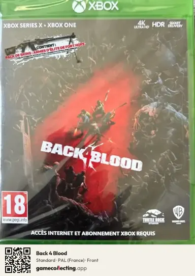 Back 4 Blood Xbox Series X, France box front