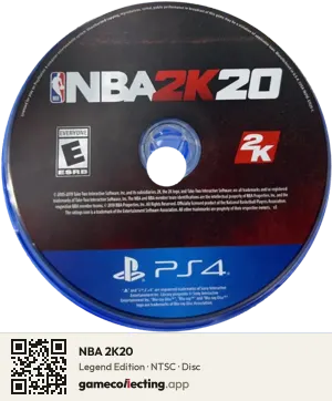 NBA 2K20 PlayStation 4, NTSC disc