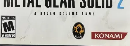 Metal Gear Solid 2: Substance, the ESRB box on its front